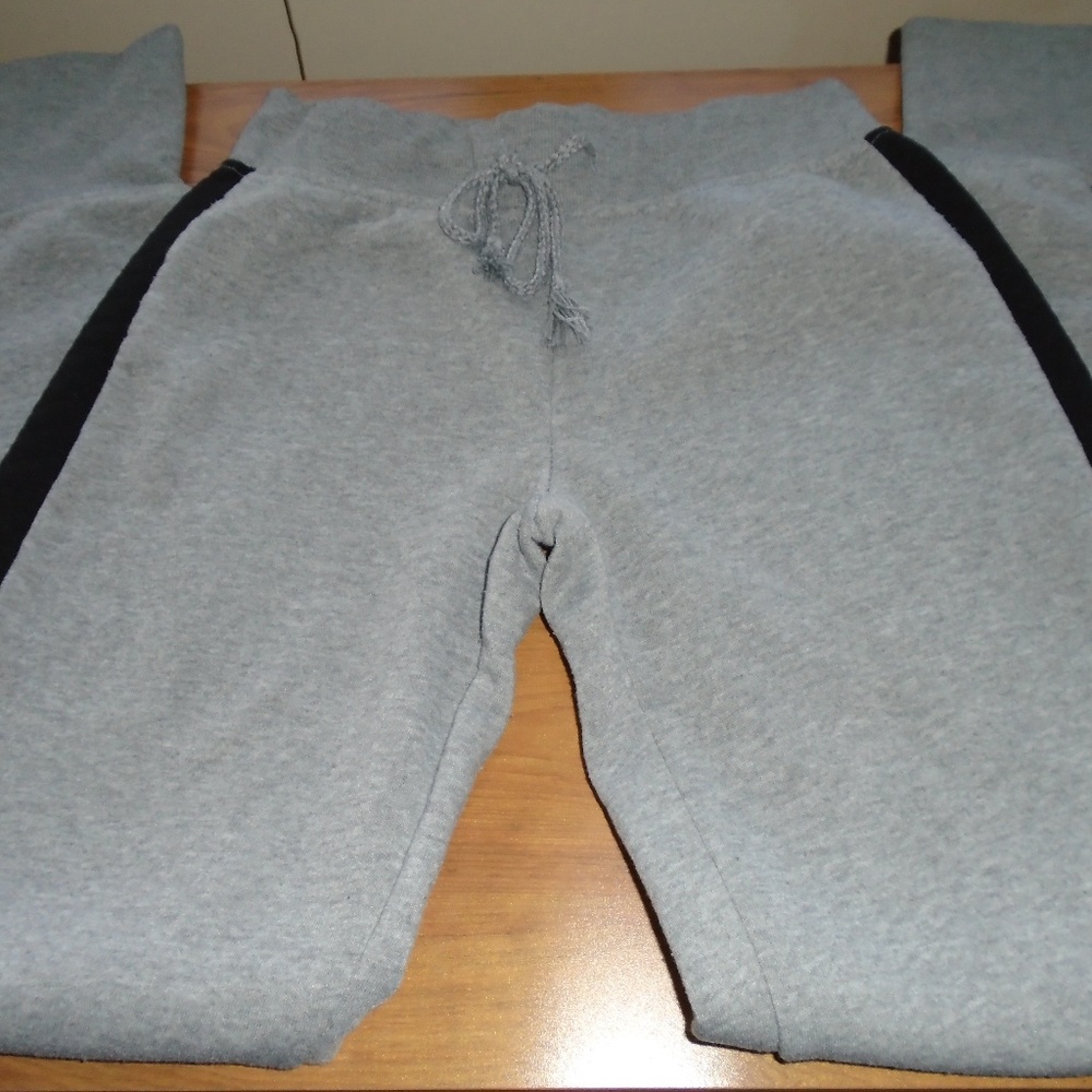 LOVE NATION~ GREY & BLACK SWEATPANTS~ SIZE S/M